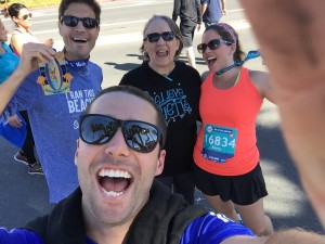 We asked this guy to take our photo at the finish; he nailed it.